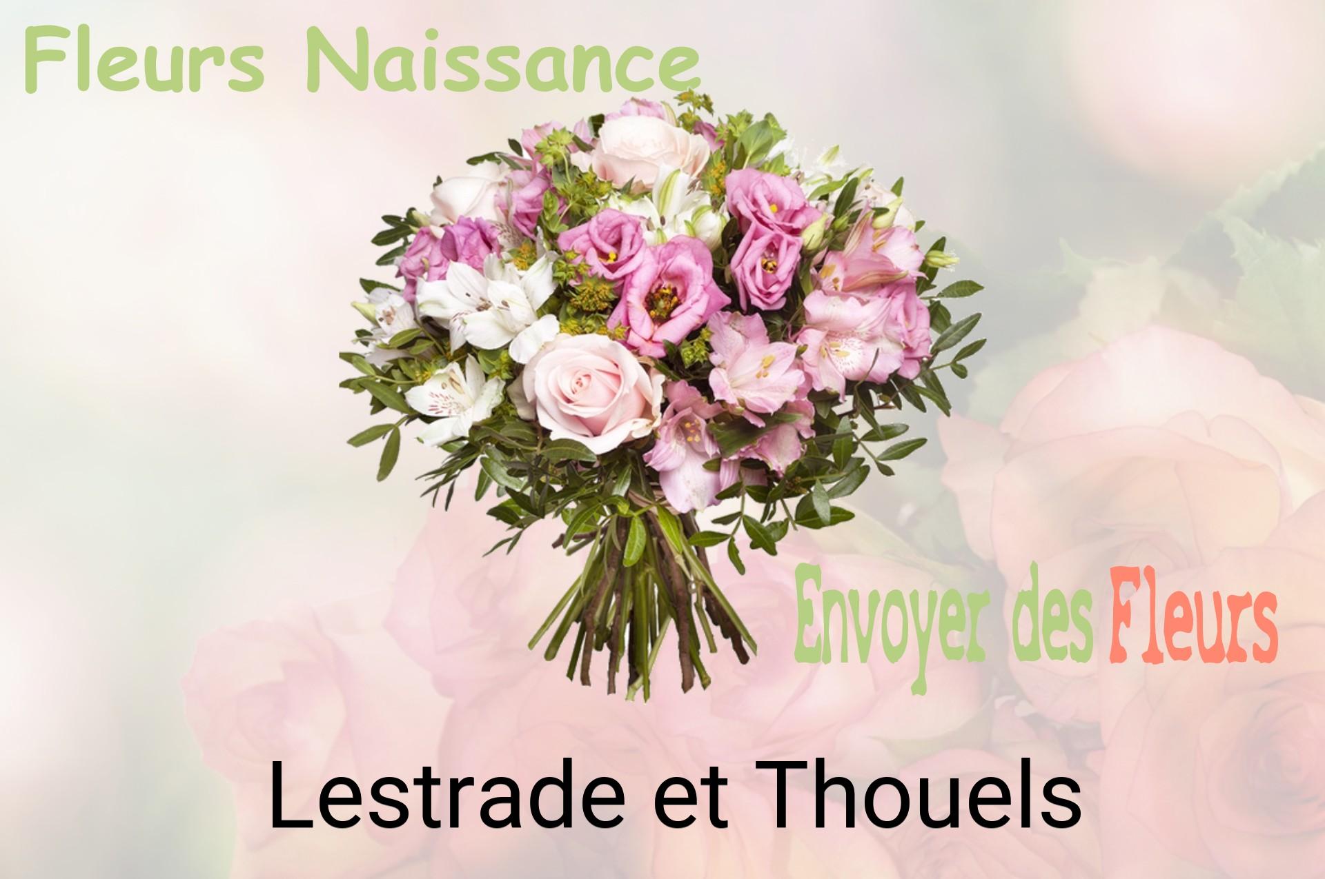 Bouquet de fleurs de naissance livré à Lestrade-et-Thouels